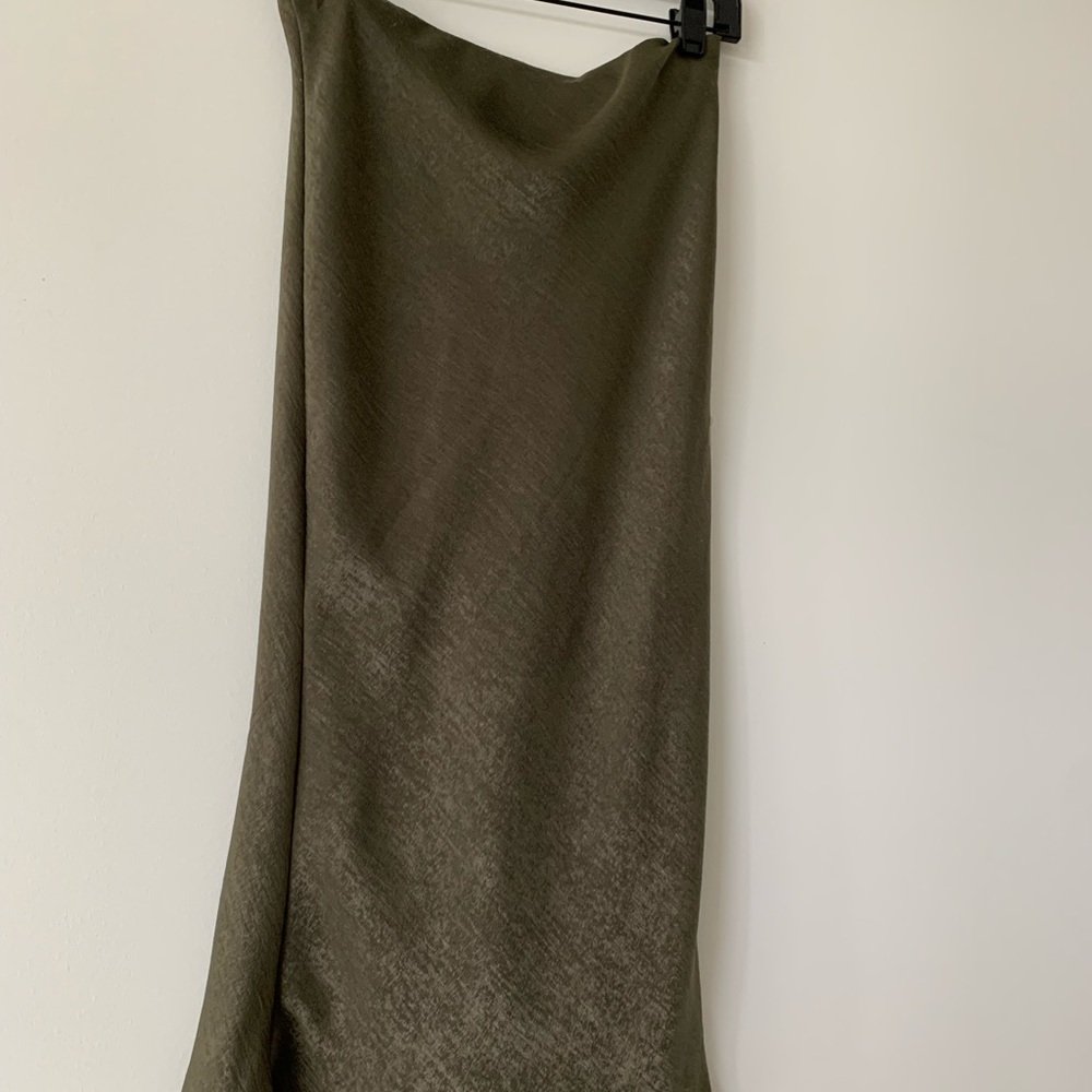 Olive skirt
